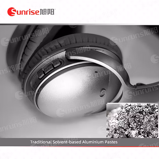 明るいメタリック効果顔料車の修理ペイント工業用コーティング用非リーフィングアルミペースト